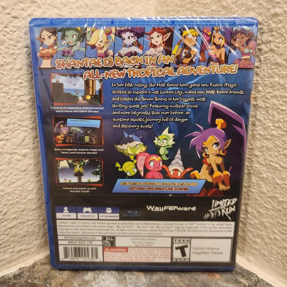 Game - Shantae and the Seven Sirens (NEW) - PS4 - Limited Run Games